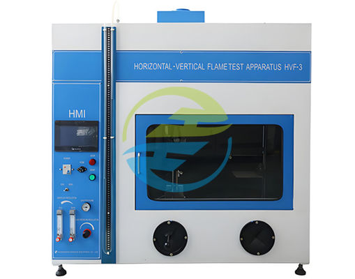 ভালো দাম 50W এবং 500W ডাবল পাওয়ার সুইচিং জ্বলনযোগ্যতা টেস্টিং মেশিনের সাথে সঠিক নির্মাণ উপাদান পরীক্ষা অনলাইন