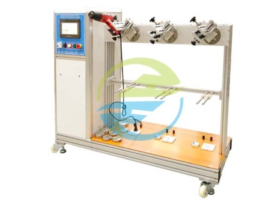Good price 60rpm গৃহস্থালী যন্ত্রপাতি পরীক্ষার সরঞ্জাম 3 স্টেশন ফ্লেক্সিং টেস্ট যন্ত্রপাতি সরবরাহ কর্ডের জন্য অনলাইন